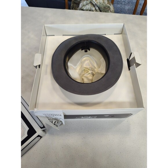 Stetson RY02 Saxon 2 Inch Brim 302 Caribou Hat 08 Cordova Size 7 - Picture 14 of 15